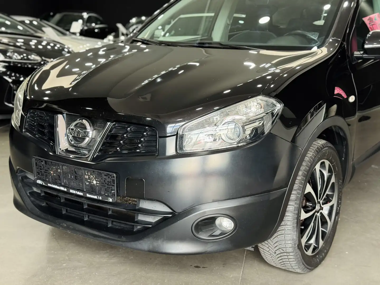 Nissan Qashqai I-Way*1.Hand*TÜV NEU*Panoramadach*NAVI*Ganzj R* Schwarz - 2
