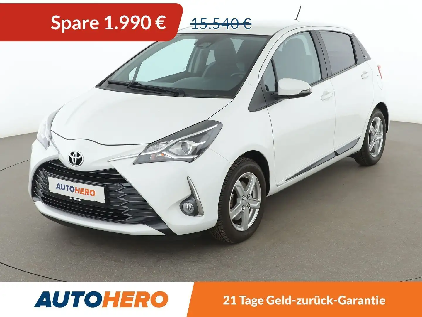 Toyota Yaris 1.5 Dual VVT-iE Y20 Club *CAM*SHZ*ALU*KLIMA* Weiß - 1