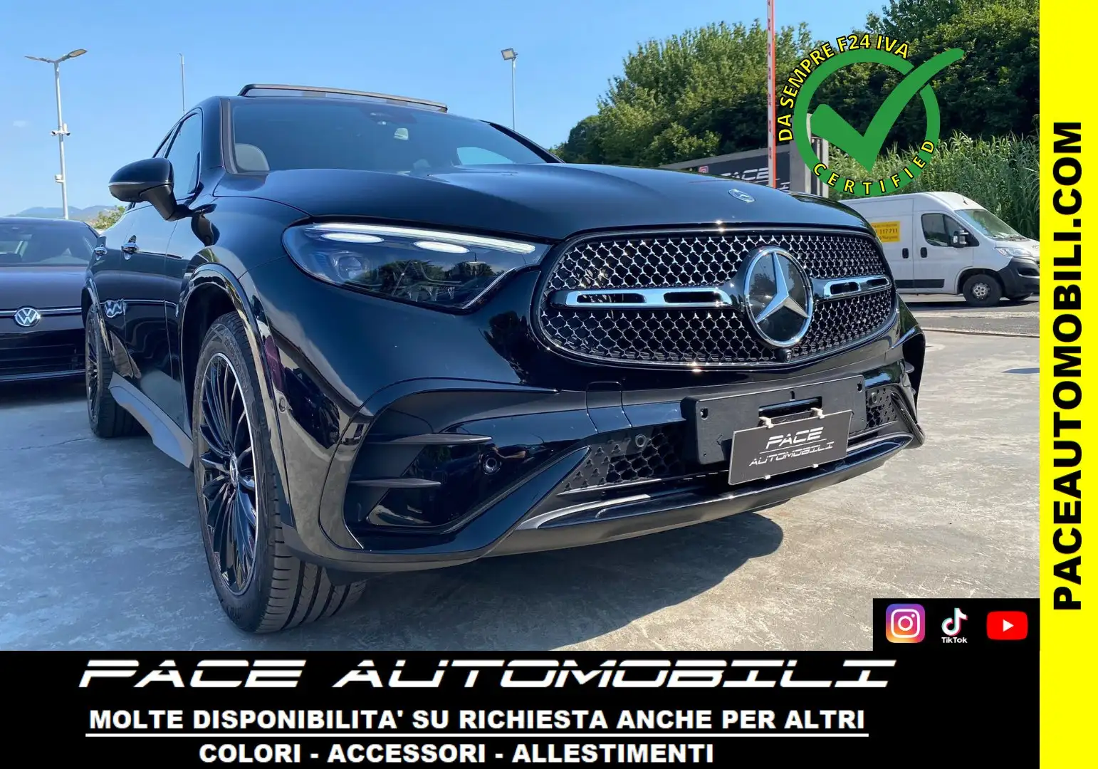 Mercedes-Benz GLC 300 D 4M PREMIUM AMG NIGHT PACK TETTO PELLE 20" MULTI Nero - 1