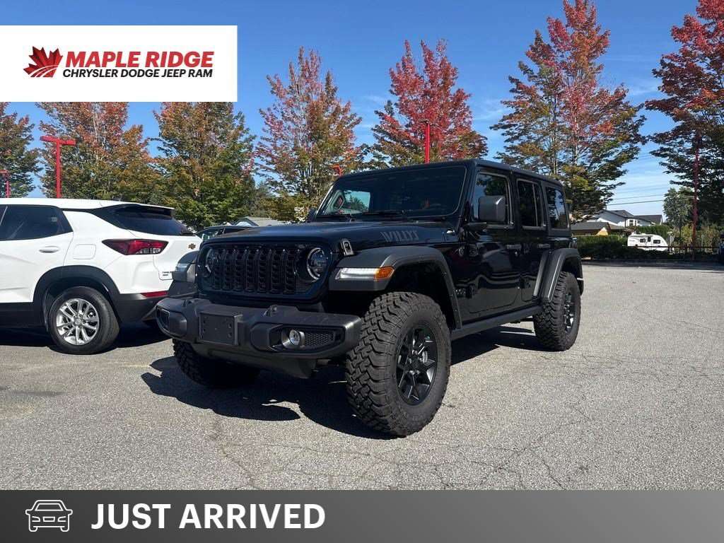 2026 Jeep Wrangler Willys | APPLE CARPLAY  | 4X4 | HEATED SEATS | HEA