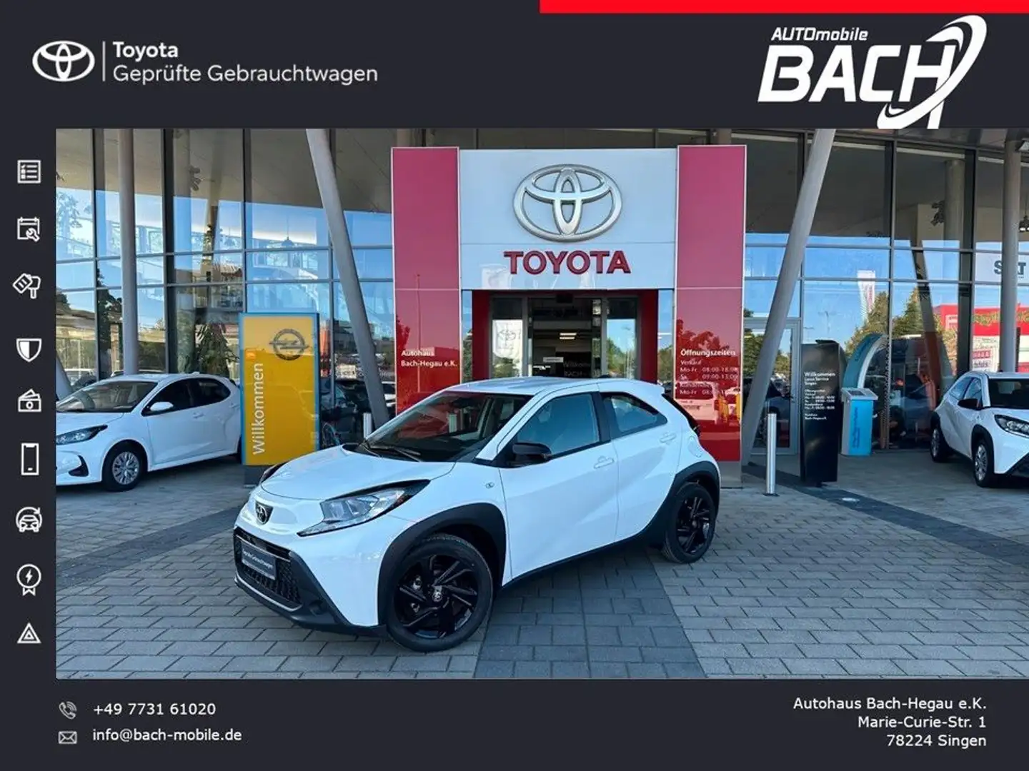 Toyota Aygo X Play, APPLECARPLAY, 17 ZOLL ALU, KAMERA Weiß - 1