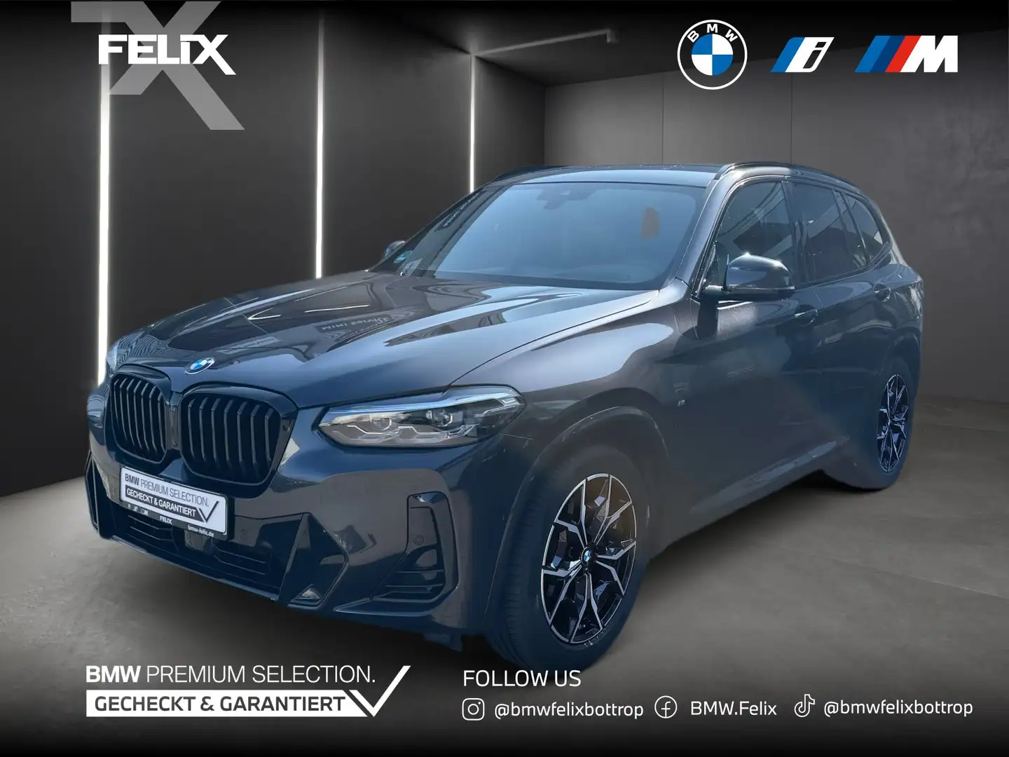 BMW X3 xDrive20d M SPORTPAKET+19"ALU+HEAD UP+STOP&GO Grau - 1