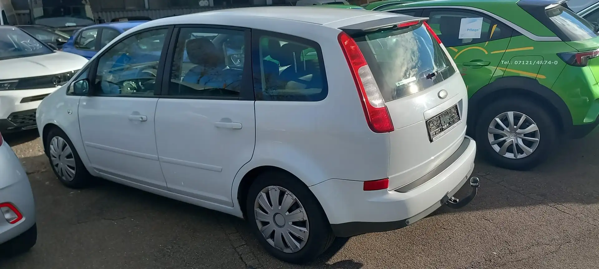 Ford C-Max *2,0Benzin*Automatik*Klima*Leder*ALU*Techisch gut* Weiß - 2