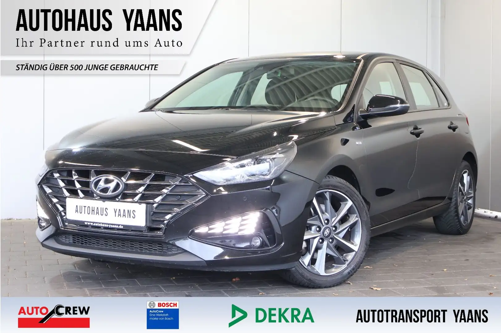 Hyundai i30 Trend Aut. 1.0 T-GDI CARPLAY+LANE+17" Schwarz - 1