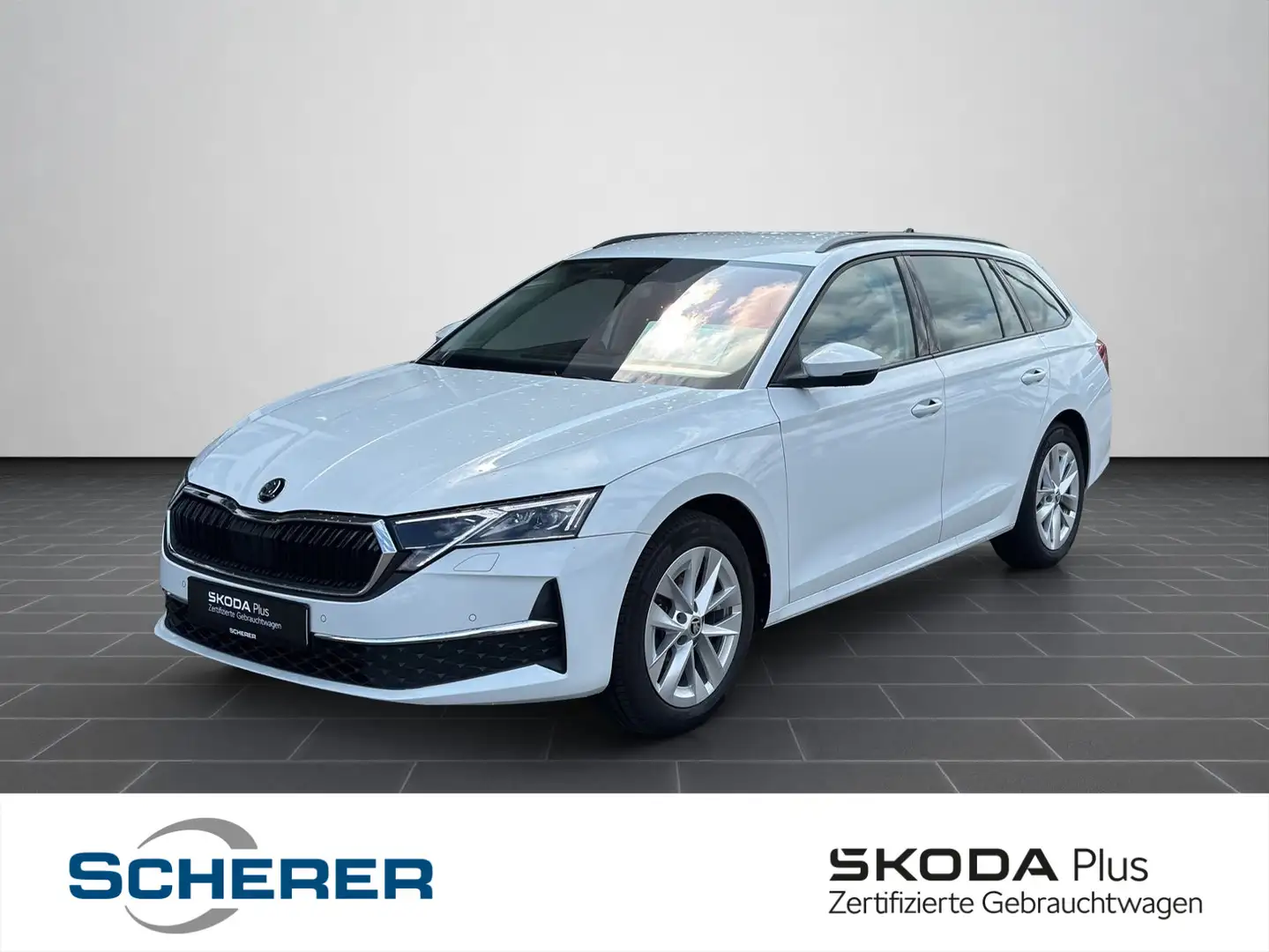 Skoda Octavia Combi 2.0 TDI DSG MATRIX NAVI ACC RFK SH Wit - 1