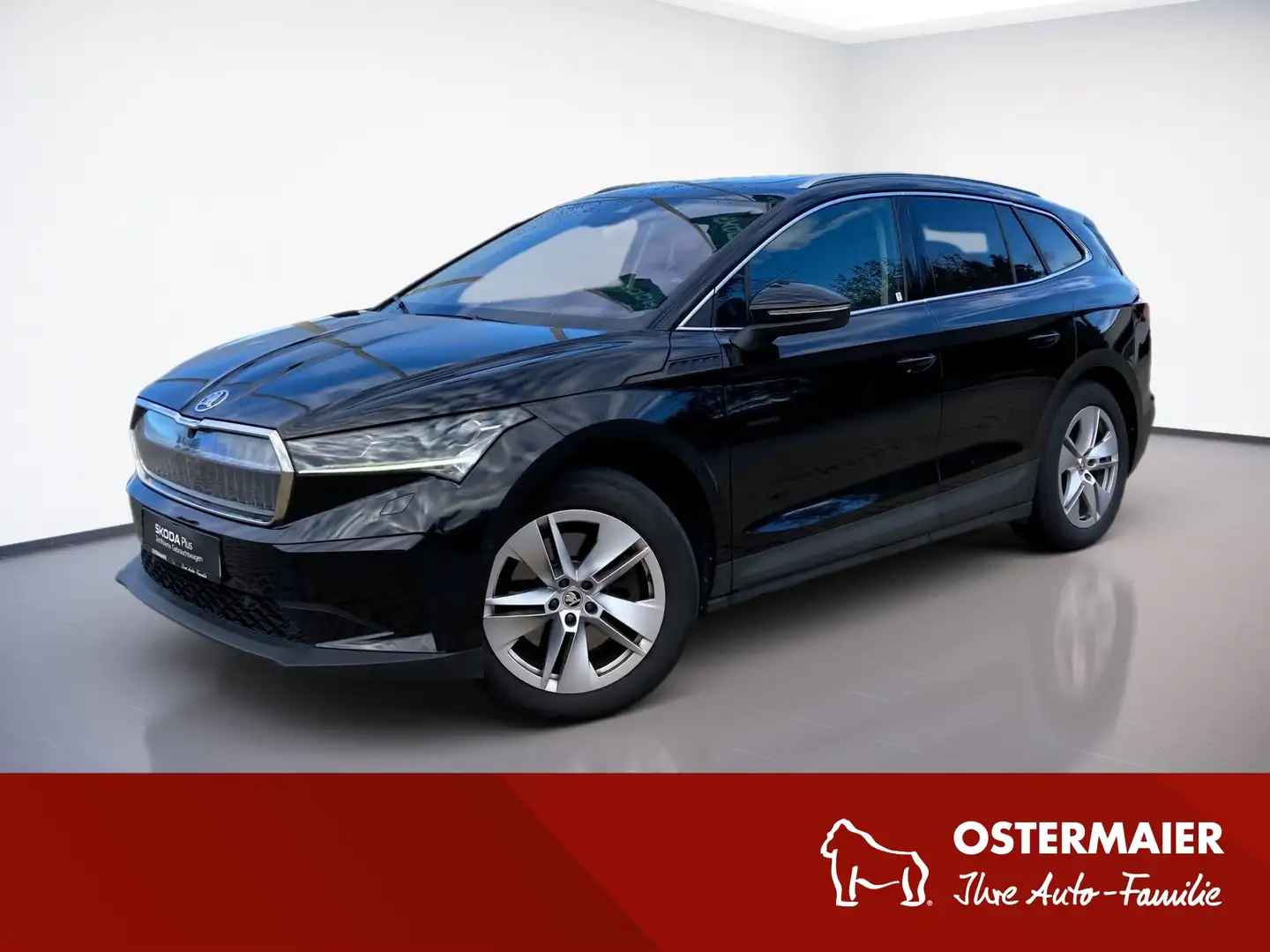 Skoda Enyaq iV 80 Suite LED.NAV.WärmeP.PSD.IPA.KAM.AHK.LKR-HEI Noir - 1