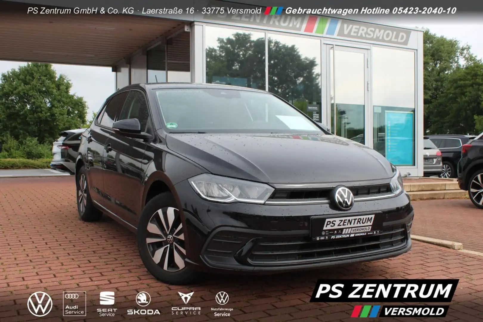 Volkswagen Polo 1.0 Move APP, NAVI, LED, GJR Bluetooth Klima Schwarz - 1