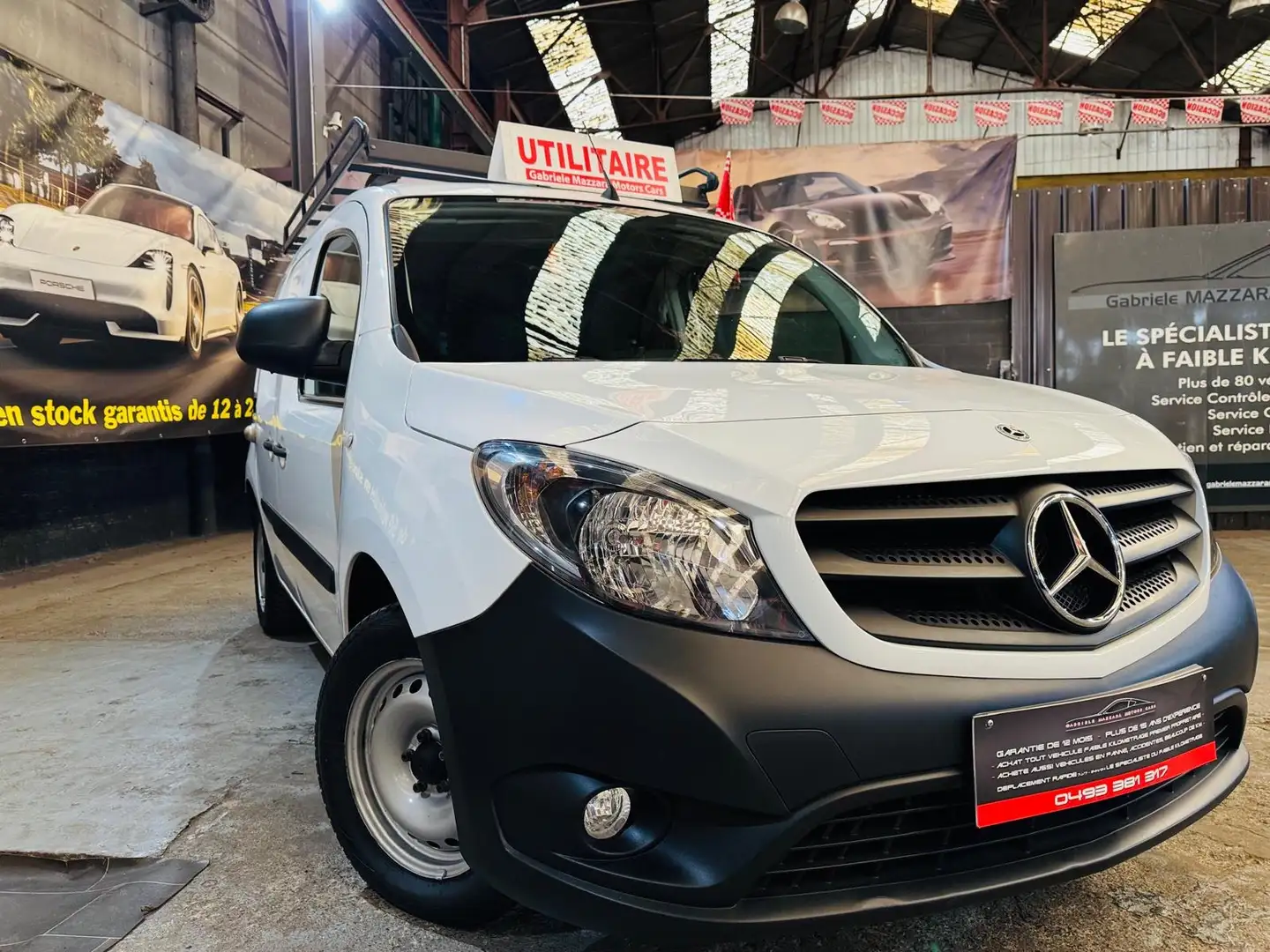Mercedes-Benz Citan 1.5 CDI Utilitaire 3Places - Airco - TVA Incl Weiß - 2