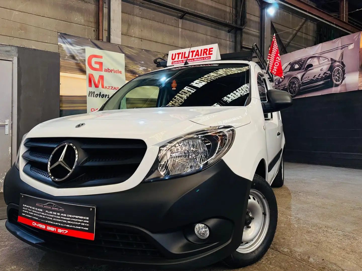 Mercedes-Benz Citan 1.5 CDI Utilitaire 3Places - Airco - TVA Incl Weiß - 1