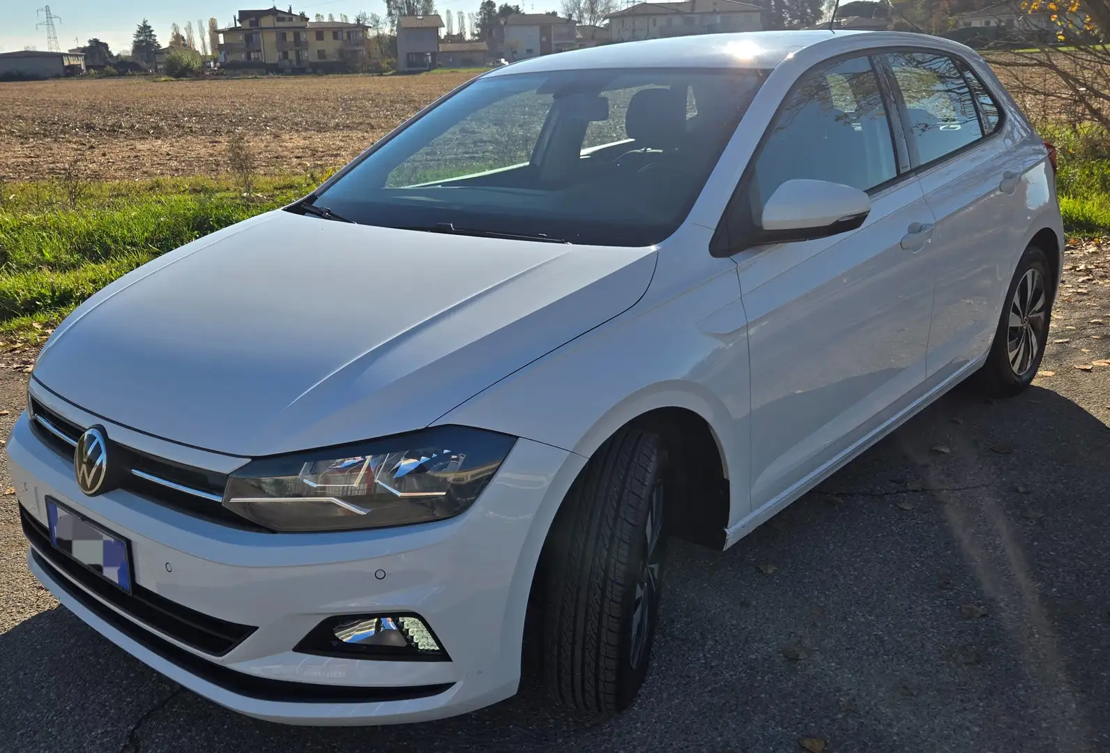Volkswagen Polo Polo VI 2017 5p 1.0 tgi Comfortline 90cv my19 Bianco - 2