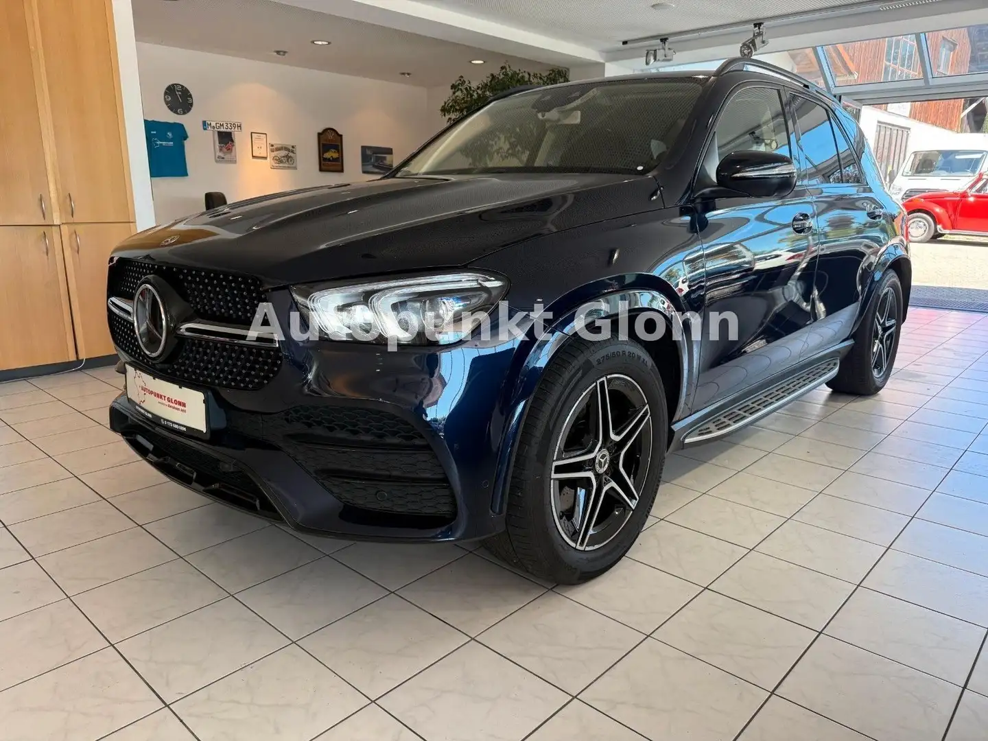 Mercedes-Benz GLE 400 4Matic*AMG Line*360°*7.Sitz.*ACC*Luftf.* Modrá - 2