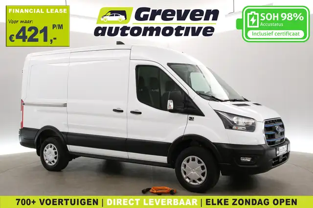 Ford E-Transit 68 kWh L2H2 | Snelladen | SOH 98% | 360° | Clima |