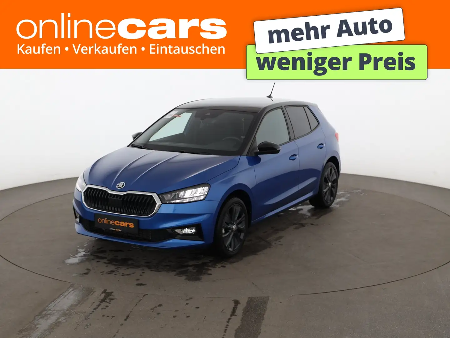 Skoda Fabia 1.0 TSI Selection Aut LED SPORTSITZE PDC Blau - 1