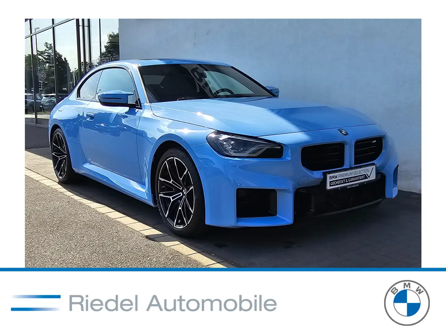 BMW M2 Coupe Head-Up*Glasdach*ACC*adapLED*Harman* Blauw - 1