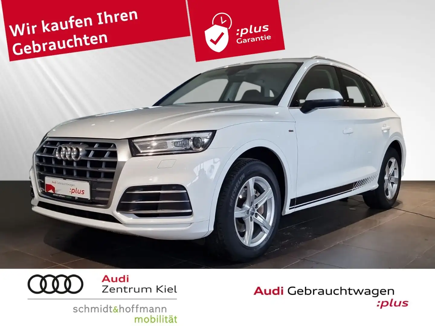 Audi Q5 2.0 TDI sport S-line AHK RFK PDC Sitzhz Klima Blanc - 1