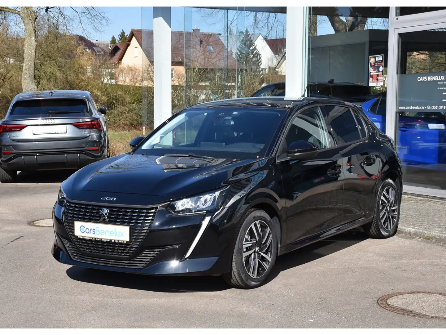 Peugeot 208 1.2 PureTech Allure REGUL GPS CAM LANE KEYLESS 1°M Noir - 2