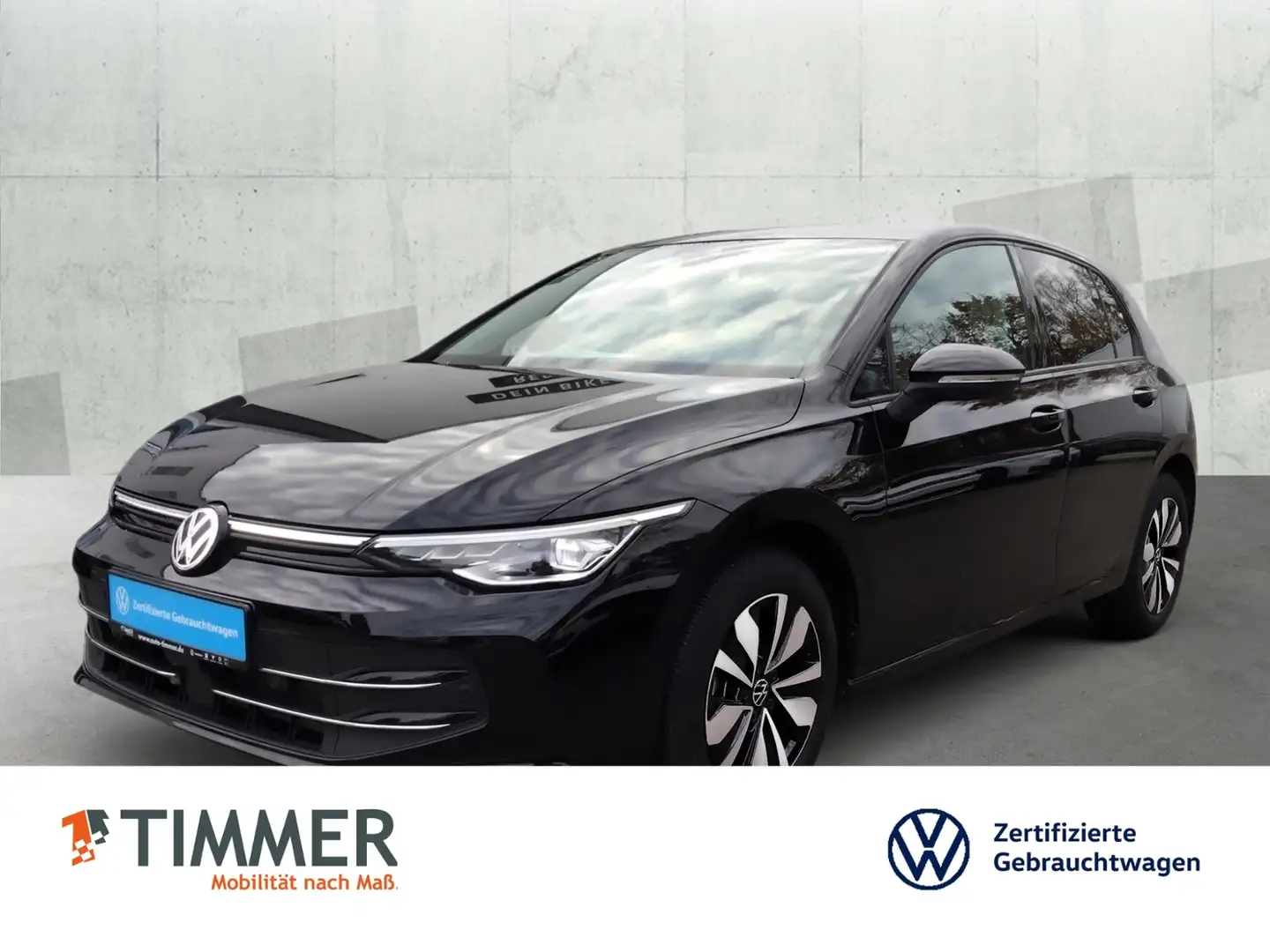 Volkswagen Golf VIII 1.5 TSI GOAL *AHK *LED *ACC *VIRTUAL *NAVI * Schwarz - 1