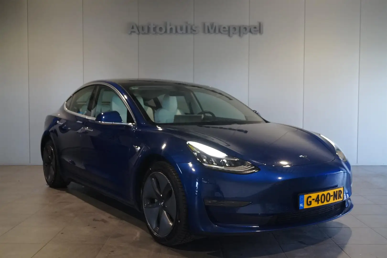 Tesla Model 3 Wit-leder | Long Range 75 kWh | AutoPilot | 1ste E Azul - 1