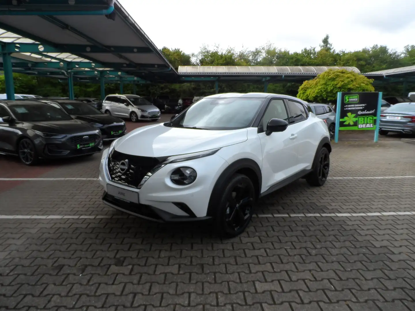 Nissan Juke 1.6 Tekna 4 AMT 143 PS Bose/BFS/19 Zoll Blanc - 2