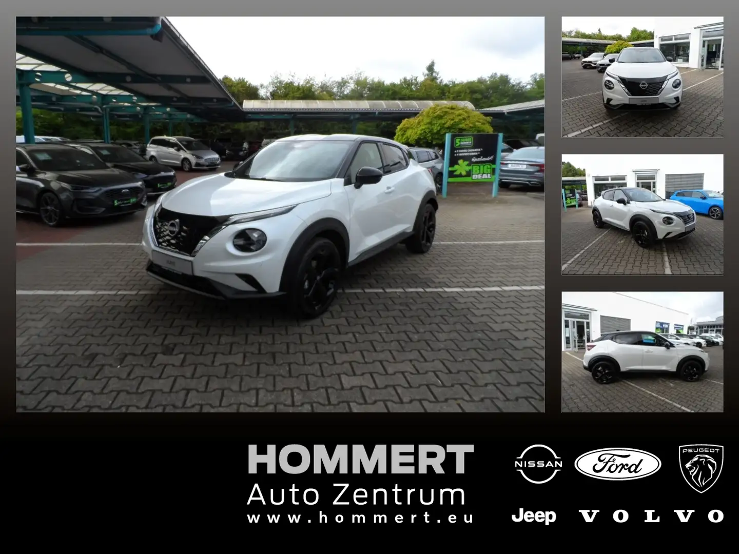 Nissan Juke 1.6 Tekna 4 AMT 143 PS Bose/BFS/19 Zoll Weiß - 1