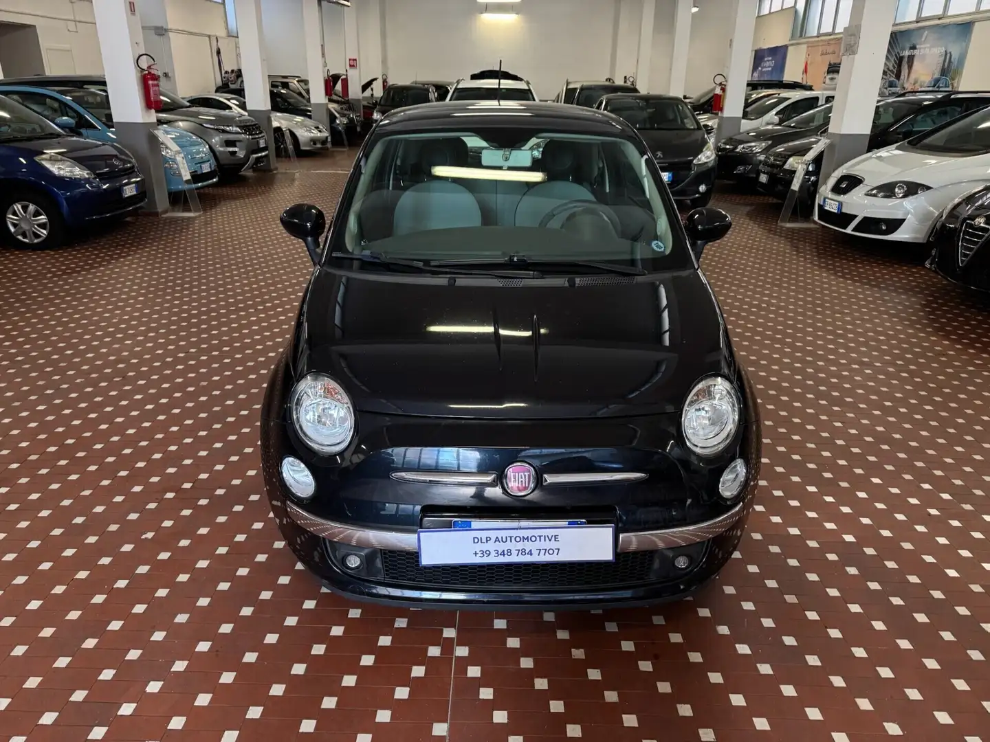 Fiat 500 1.2 Lounge Schwarz - 2