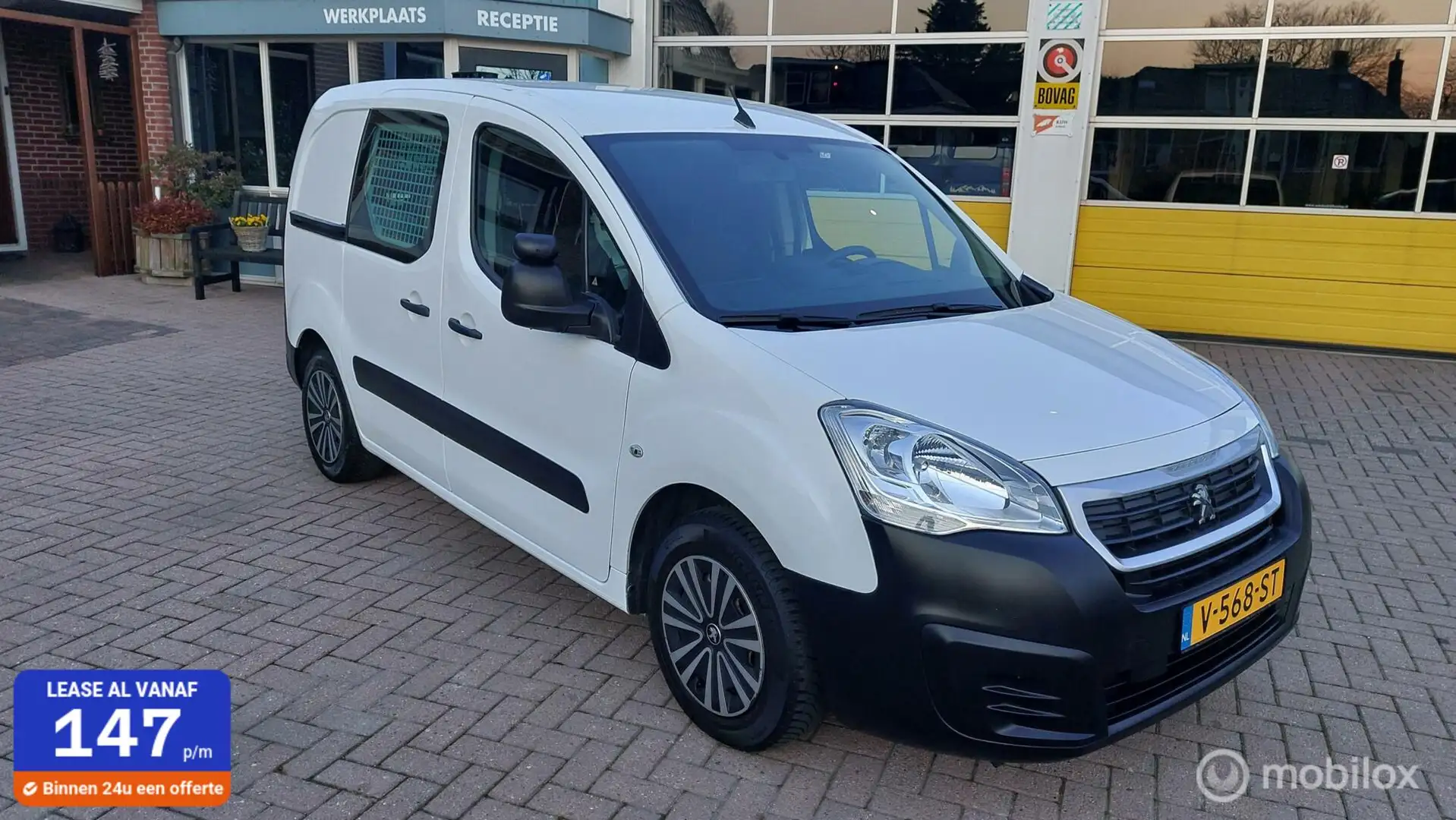 Peugeot Partner bestel 120 1.6 BlueHDi 100 L1 Premium Pack Blanc - 1