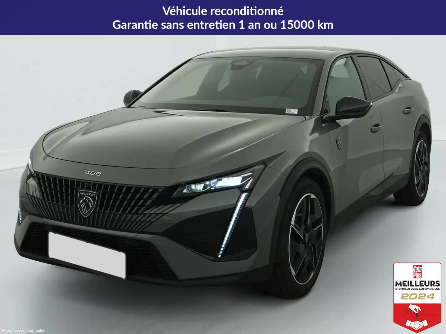 Peugeot 408 Hybrid 145 e-DCS6 GT Grau - 1