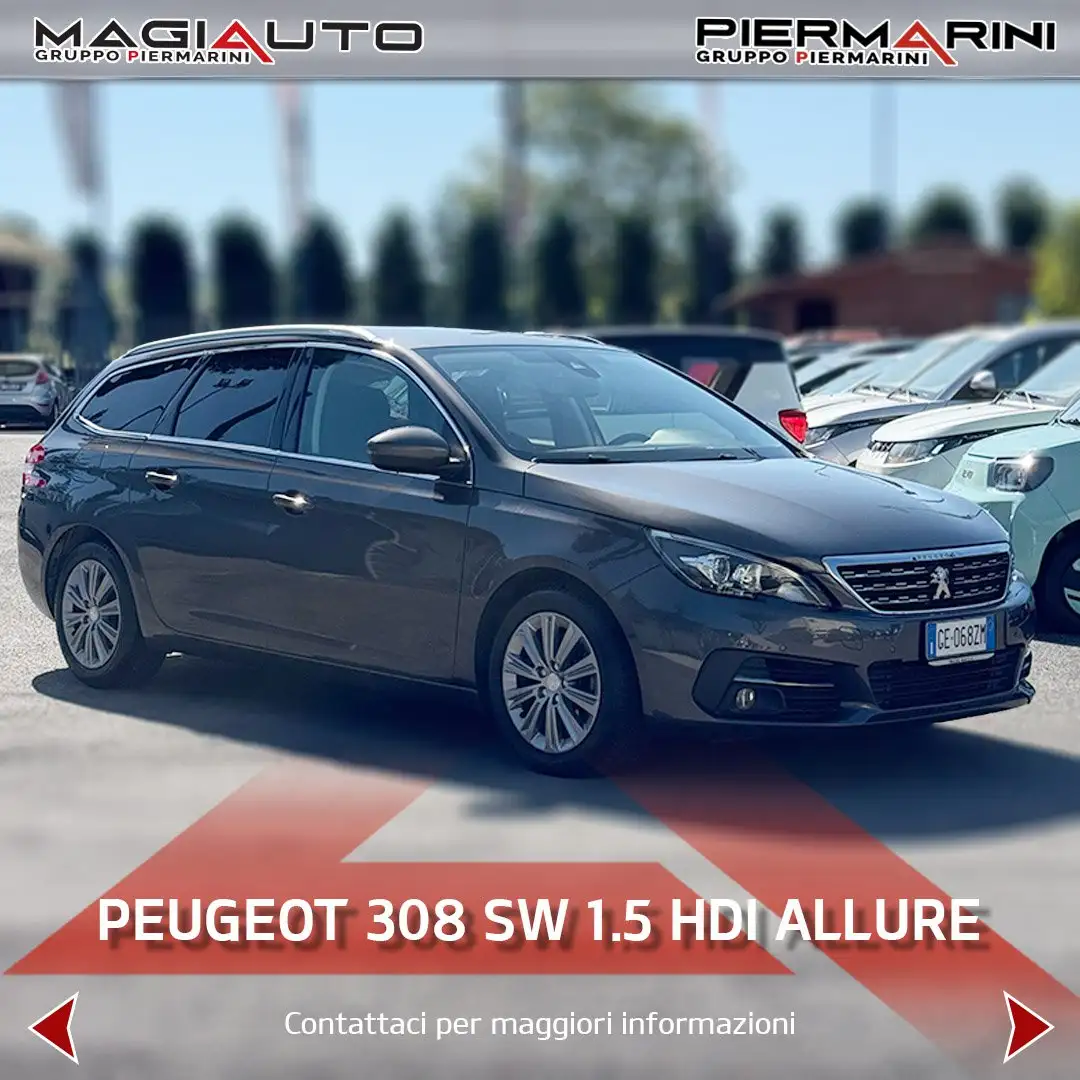 Peugeot 308 BlueHDi 130 S&S SW Allure Gris - 1
