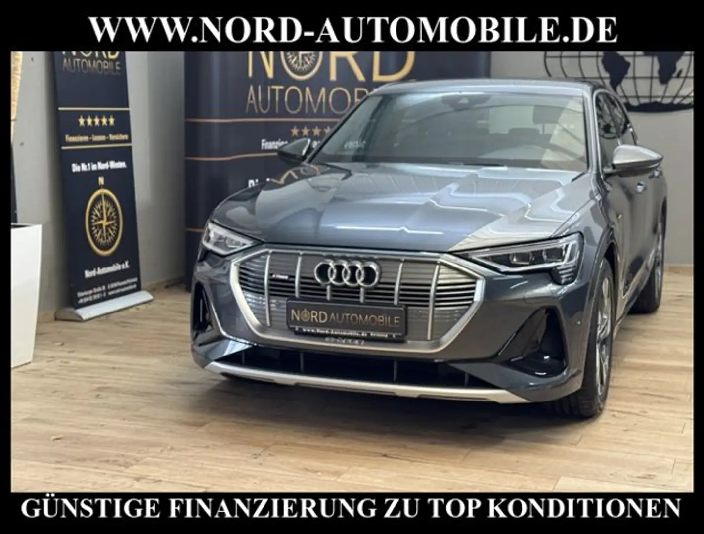 Audi e-tron 55 QU. S-Line Kamera/Navi/LED/SHZ/20 55 Gris - 1