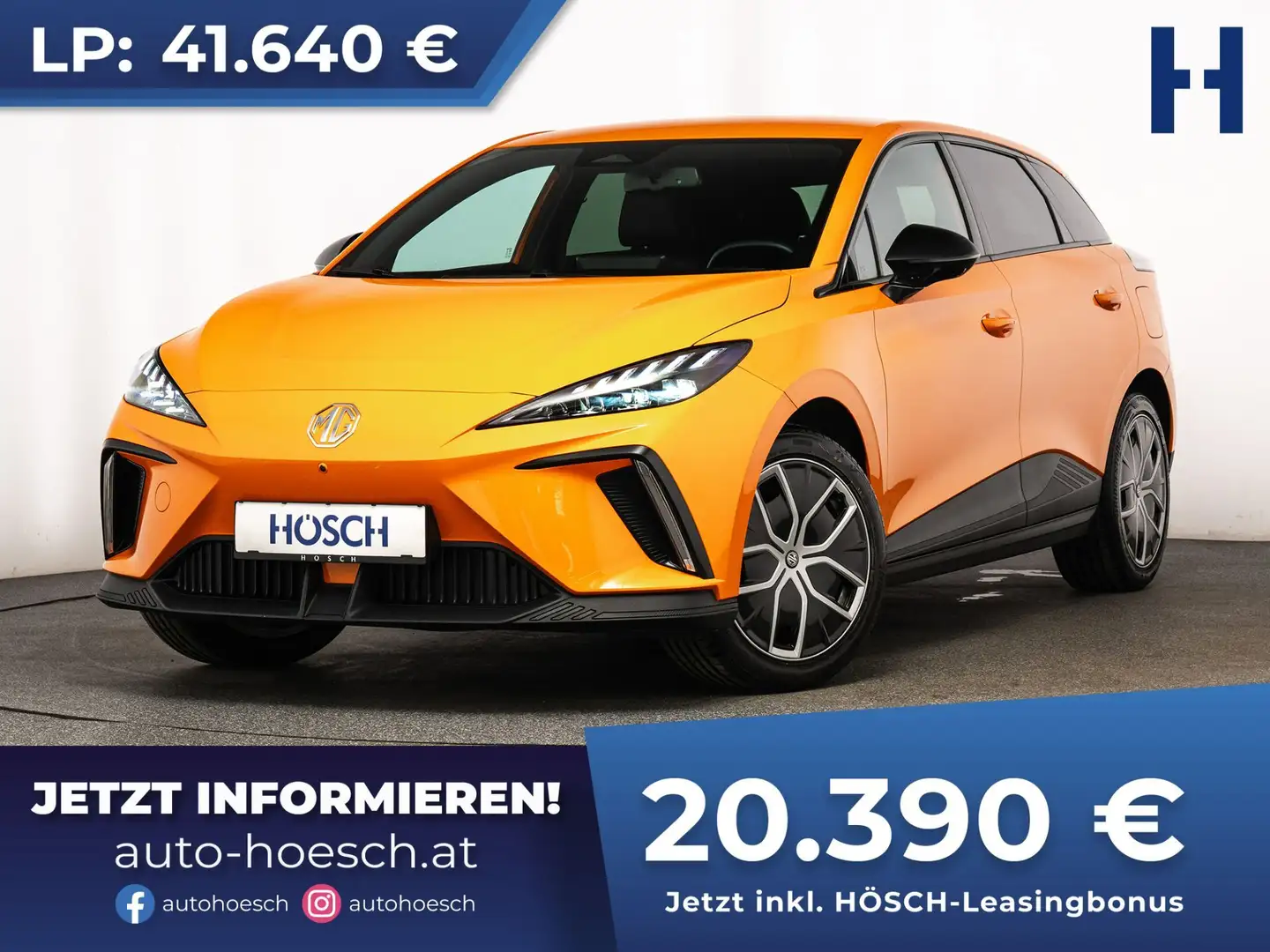 MG MG4 64kWh Luxury TOP-AUSSTATTUNG -51% Orange - 1