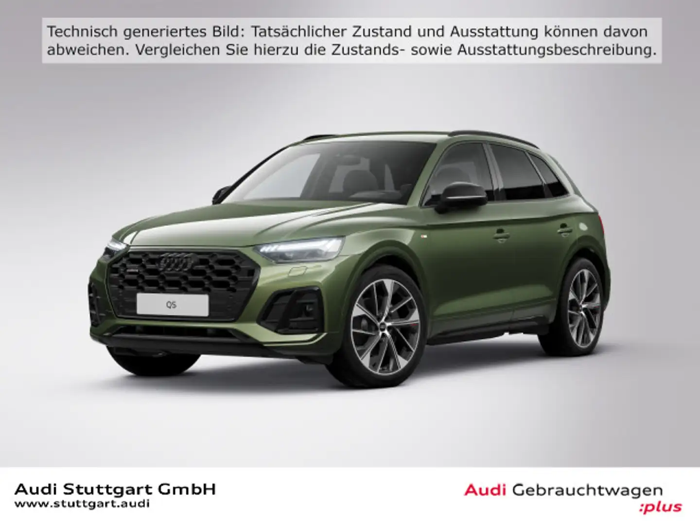 Audi Q5 S line 50 TDI quattro tiptronic ACC 360° Navi Grün - 1