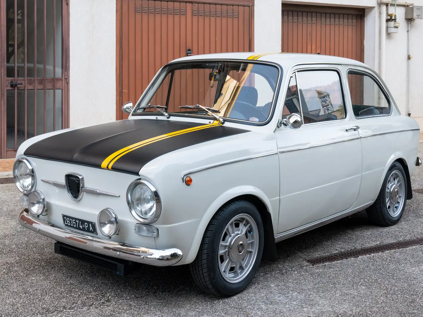 Fiat 850 Special Blanc - 2