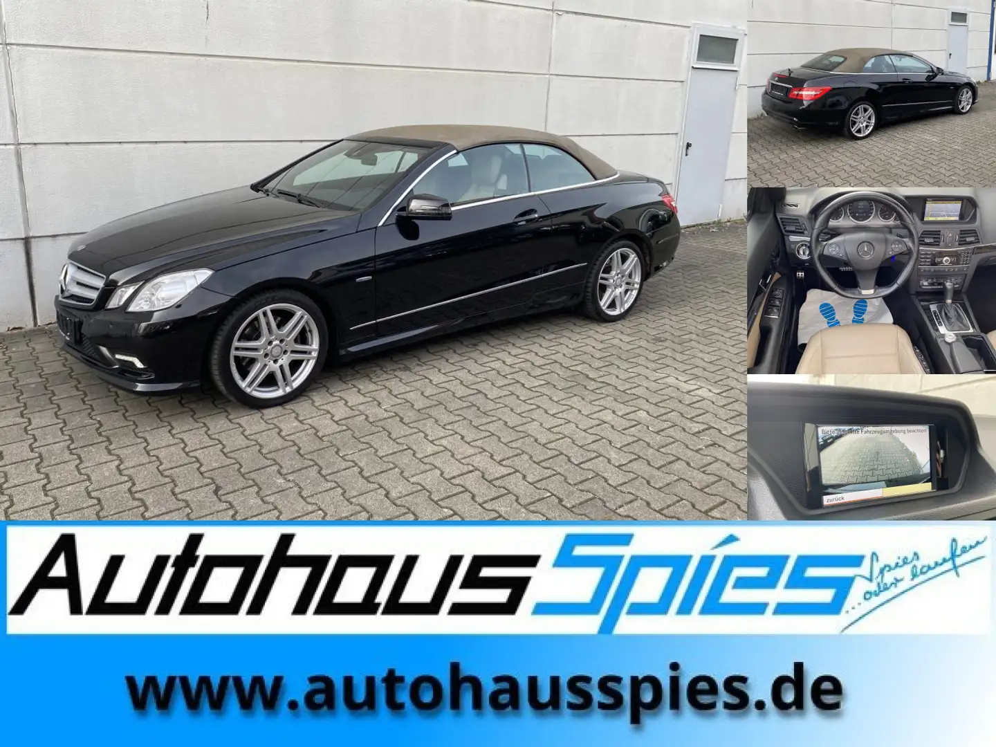 Mercedes-Benz E 350 E 350 CDI Cabrio Avantgarde AMG Paket Rkam Shz Le Nero - 1