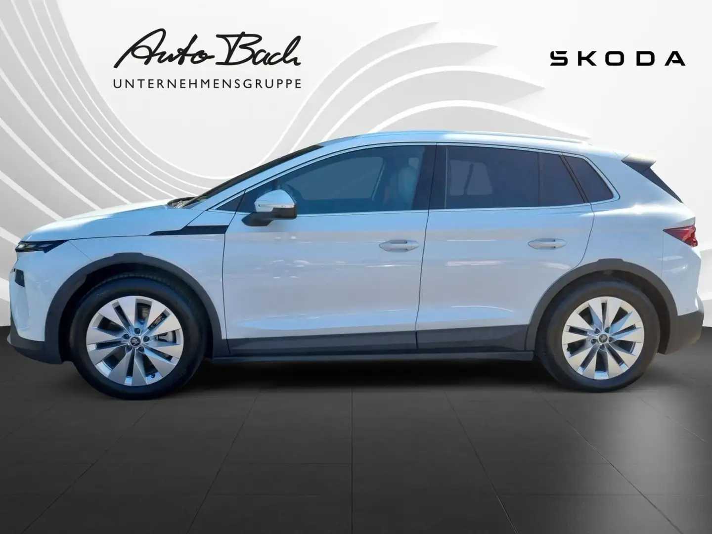 Skoda Elroq 85 Lodge, 360°, AHK, ACC, LED, Navi Bianco - 2