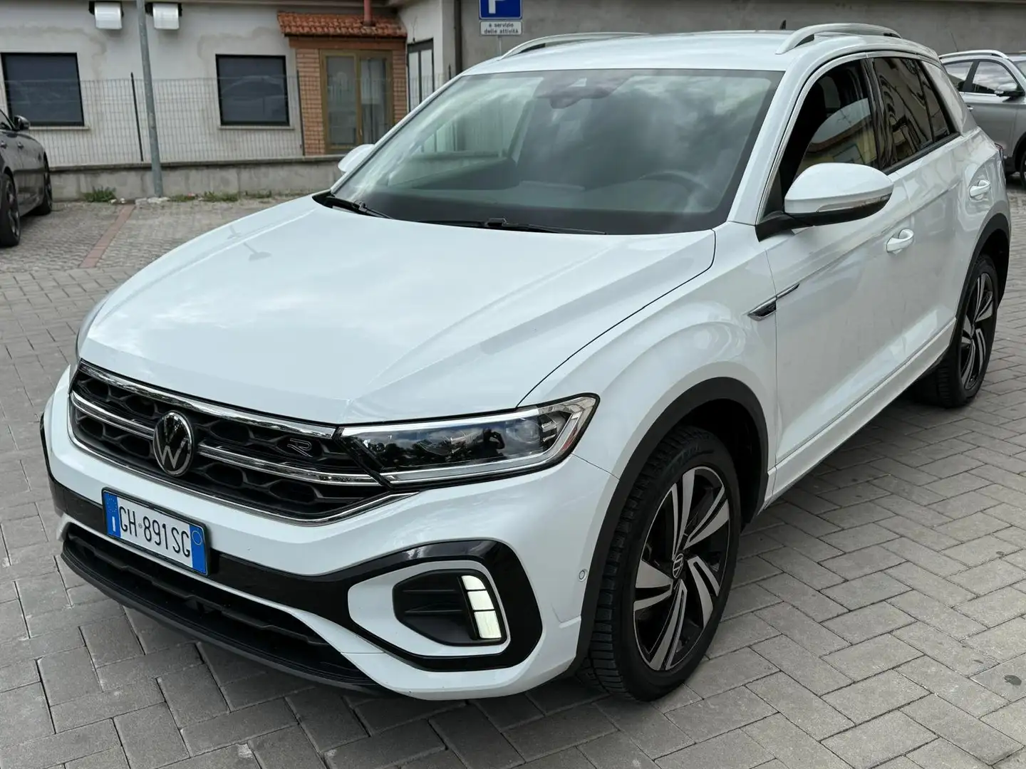 Volkswagen T-Roc T-Roc 2.0 tdi R-Line 150cv dsg Perfetta!! Bianco - 1