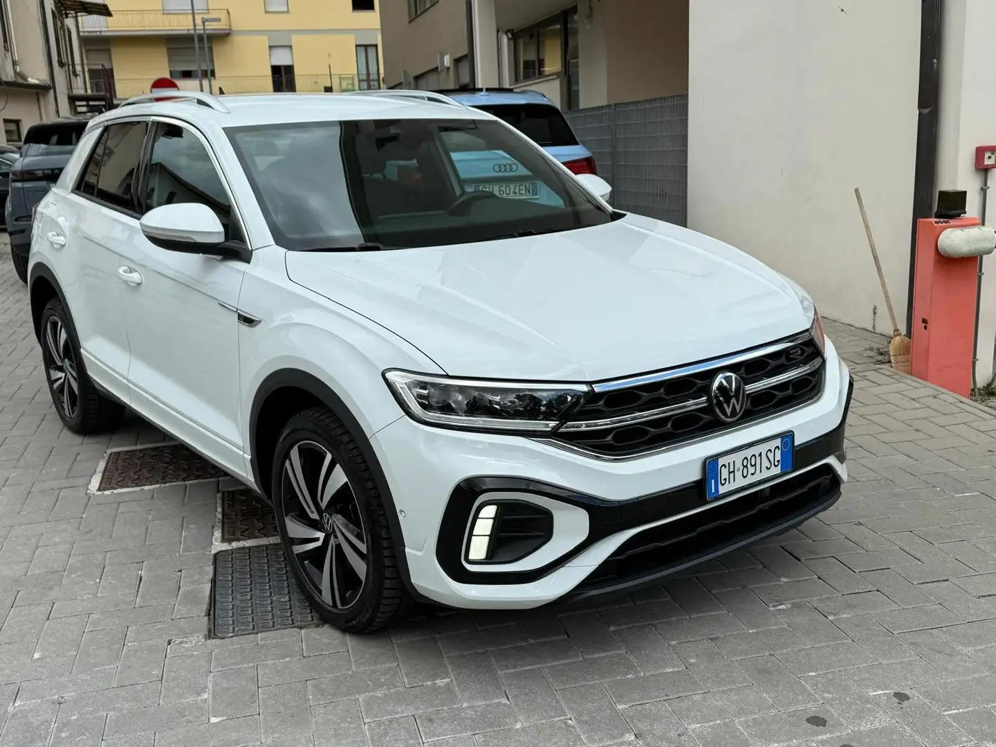 Volkswagen T-Roc T-Roc 2.0 tdi R-Line 150cv dsg Perfetta!! Bianco - 2