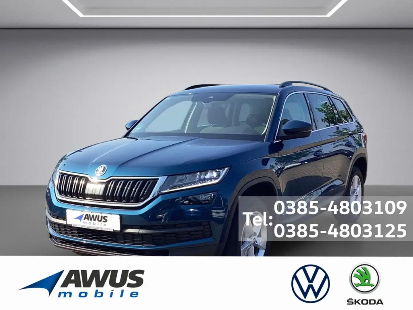 Skoda Kodiaq 1.4TSI DSG 4x4 Ambition AHK Blau - 1