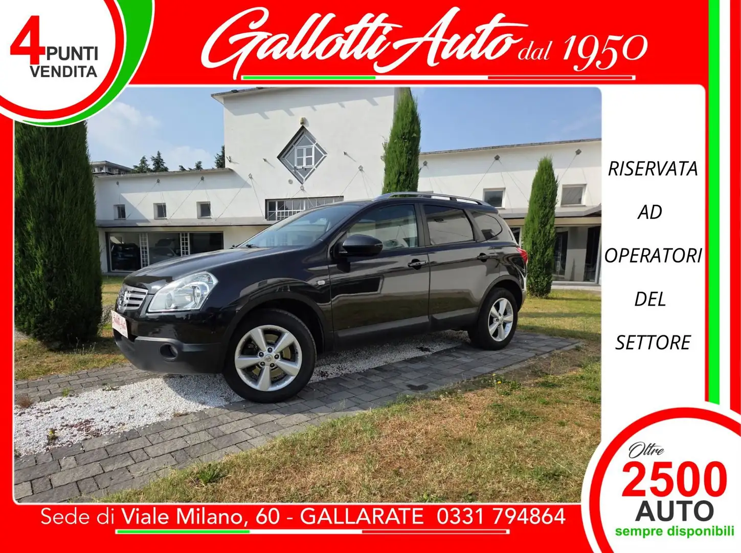 Nissan Qashqai+2 2.0 dCi DPF Noir - 1