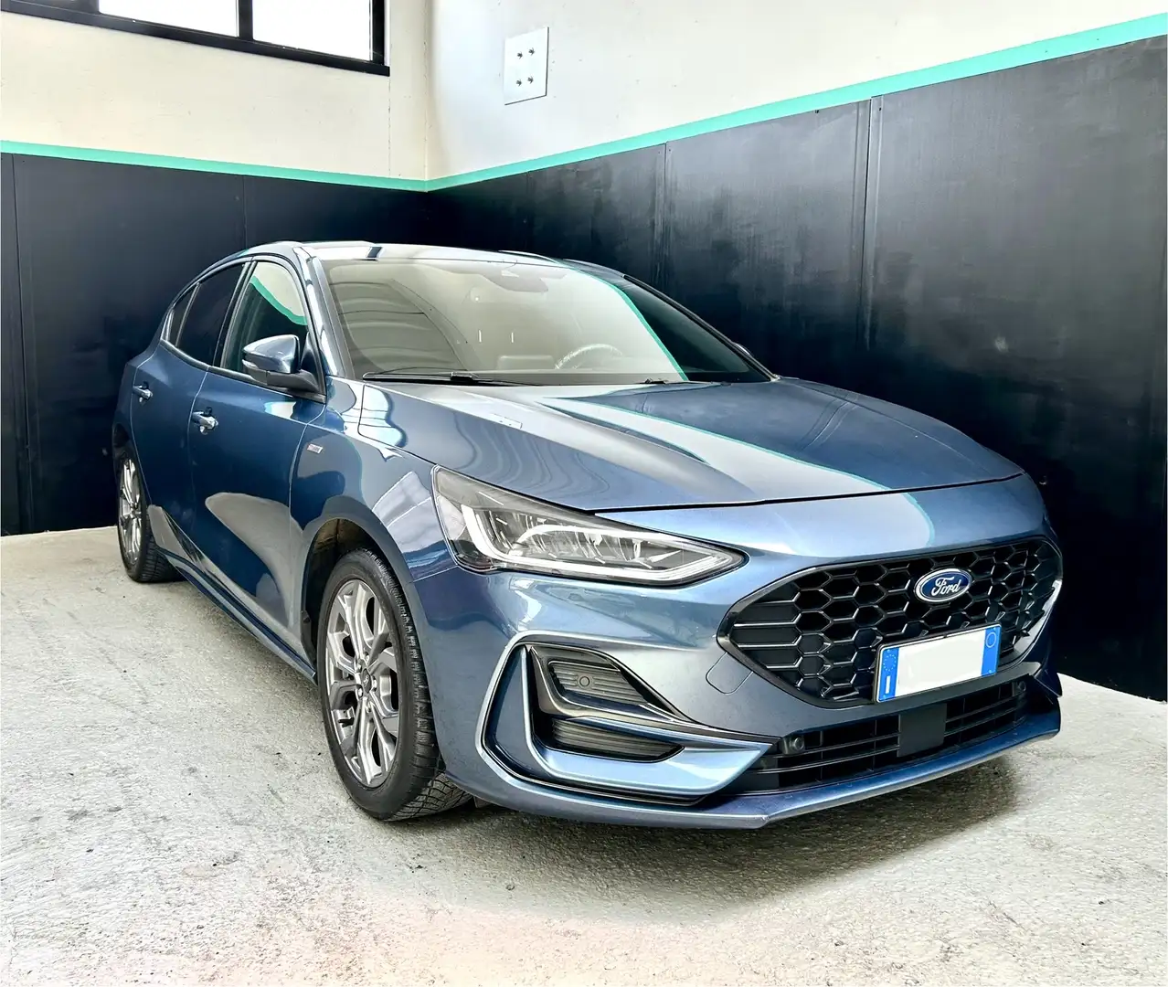 Ford Focus 1.0 125cv ST-Line UNICO PROPRIETARIO Bleu - 1
