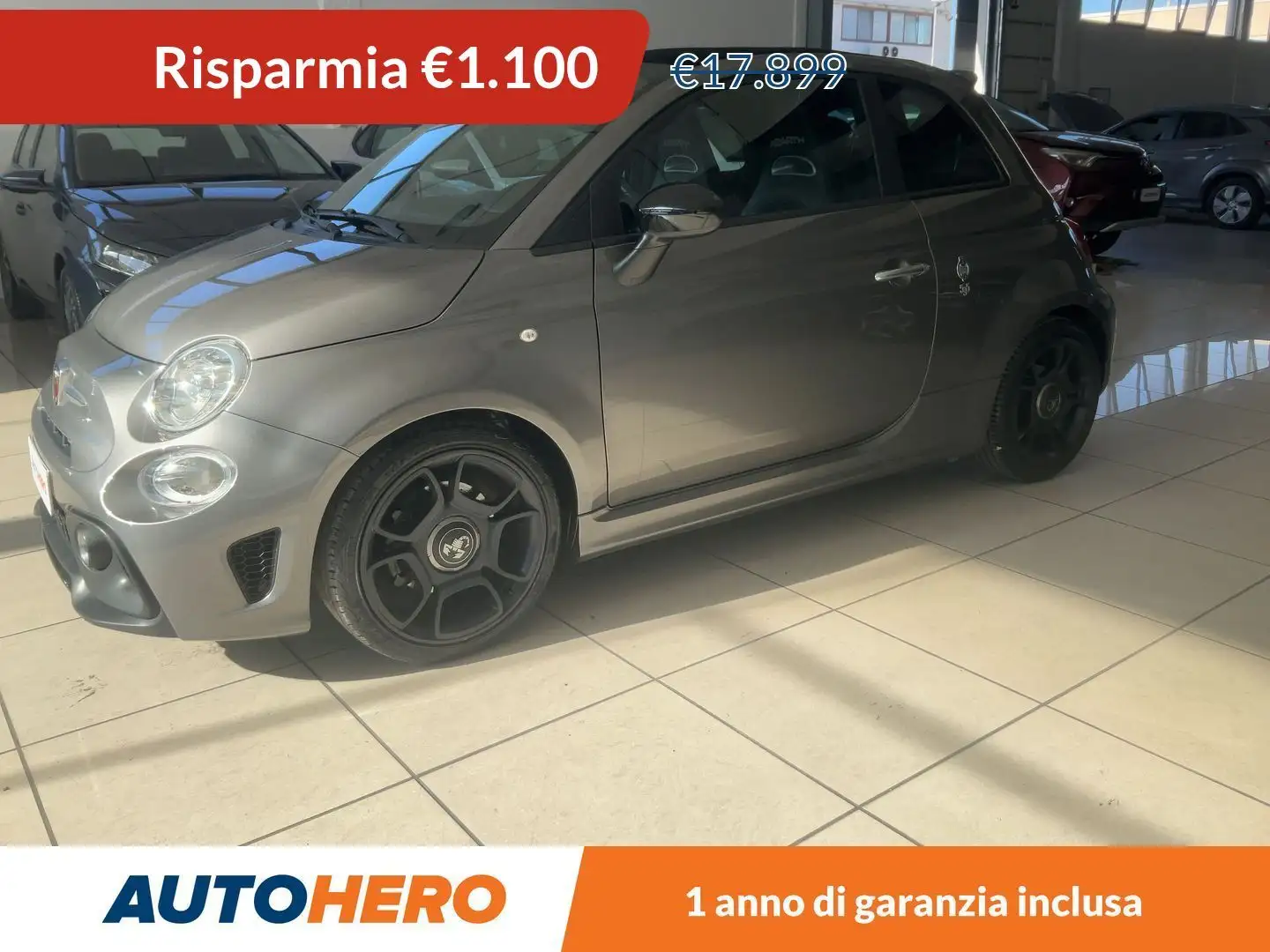 Abarth 595C 1.4 Pista 160 CV Grigio - 1