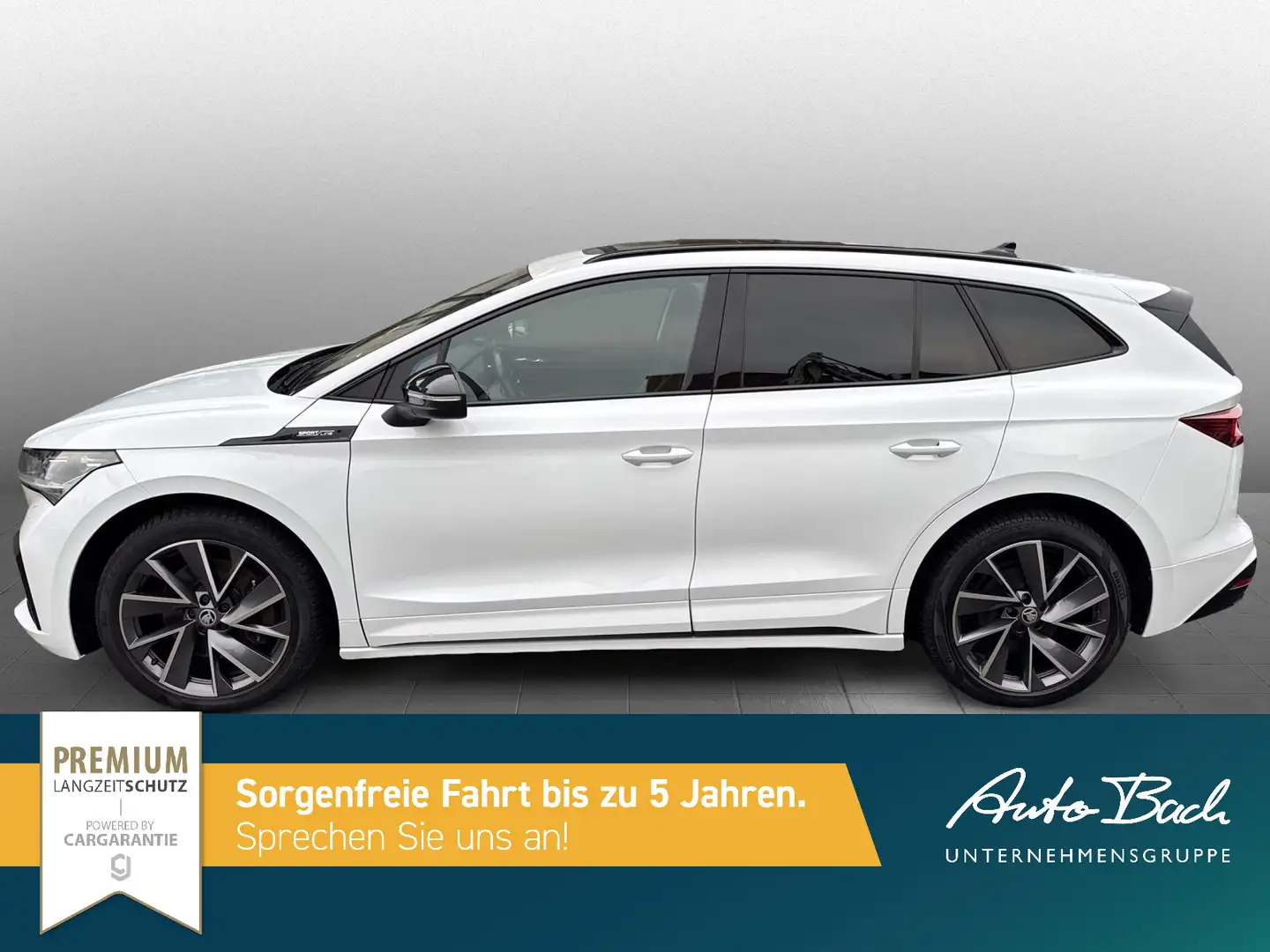 Skoda Enyaq 80X Sportline Navi LED Panorama HuD AHK Weiß - 2