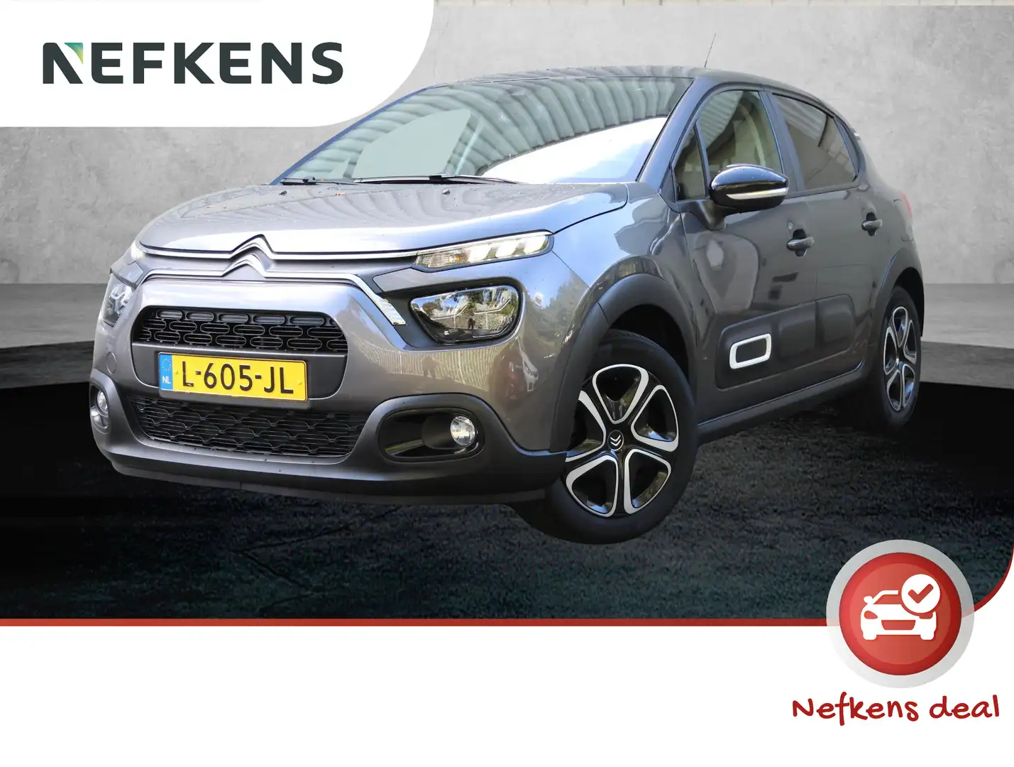 Citroen C3 82PK Feel | Navigatie | DAB radio | Apple en Andro Grijs - 1
