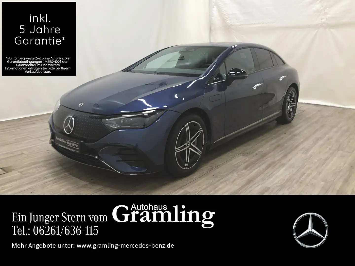 Mercedes-Benz EQE 300 AMG NIGHT*Distr*AHK*AIRMATIC*Hinterachsl Blau - 1