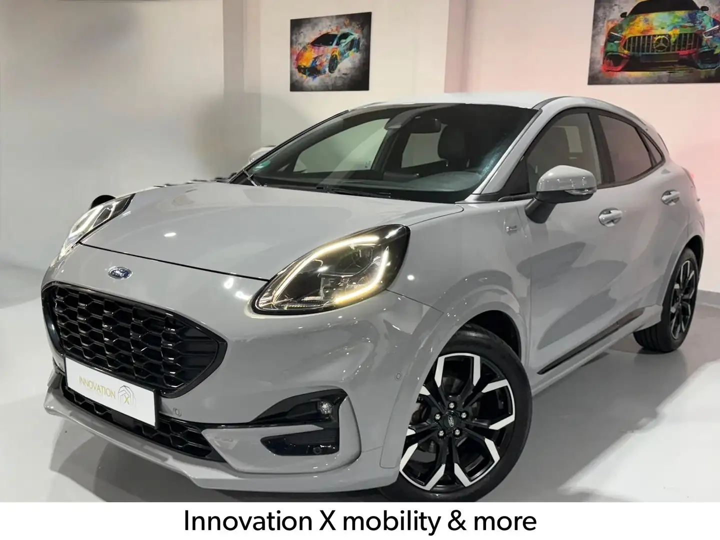 Ford Puma Hybrid ST-Line X AUT-SHZ-NAVI-CAM-APP-B&O Grijs - 1