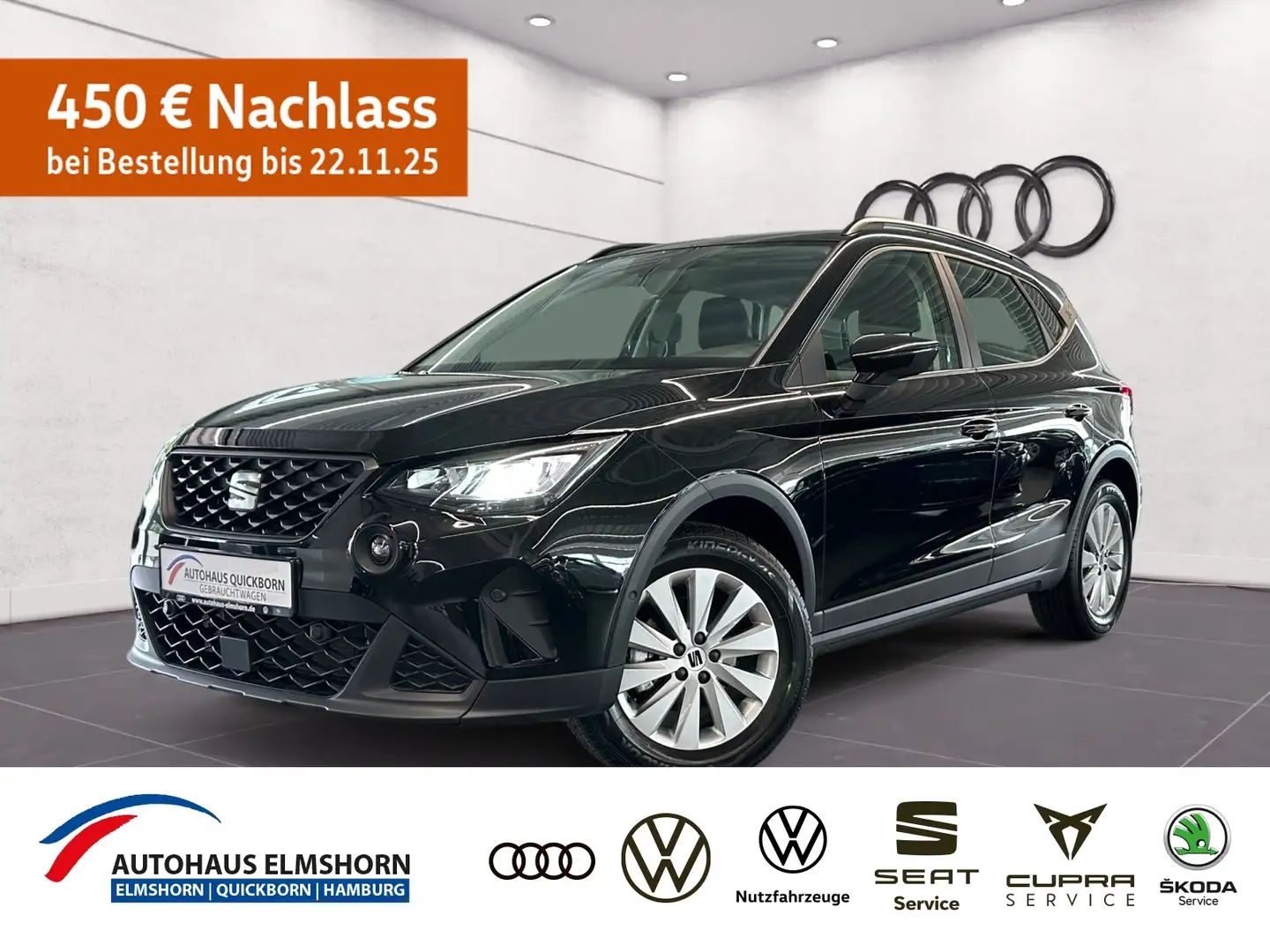SEAT Arona Style 1.0 TSI DSG KESSY PARK KAMERA GJR Noir - 1