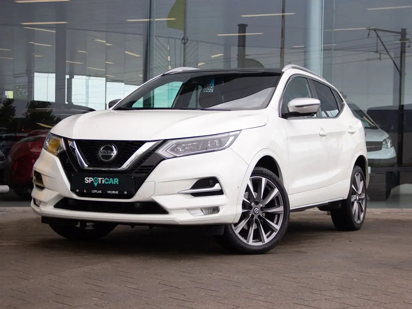 Nissan Qashqai 1.3 140PK |LEDER|360° CAMERA|GPS| Blanc - 1