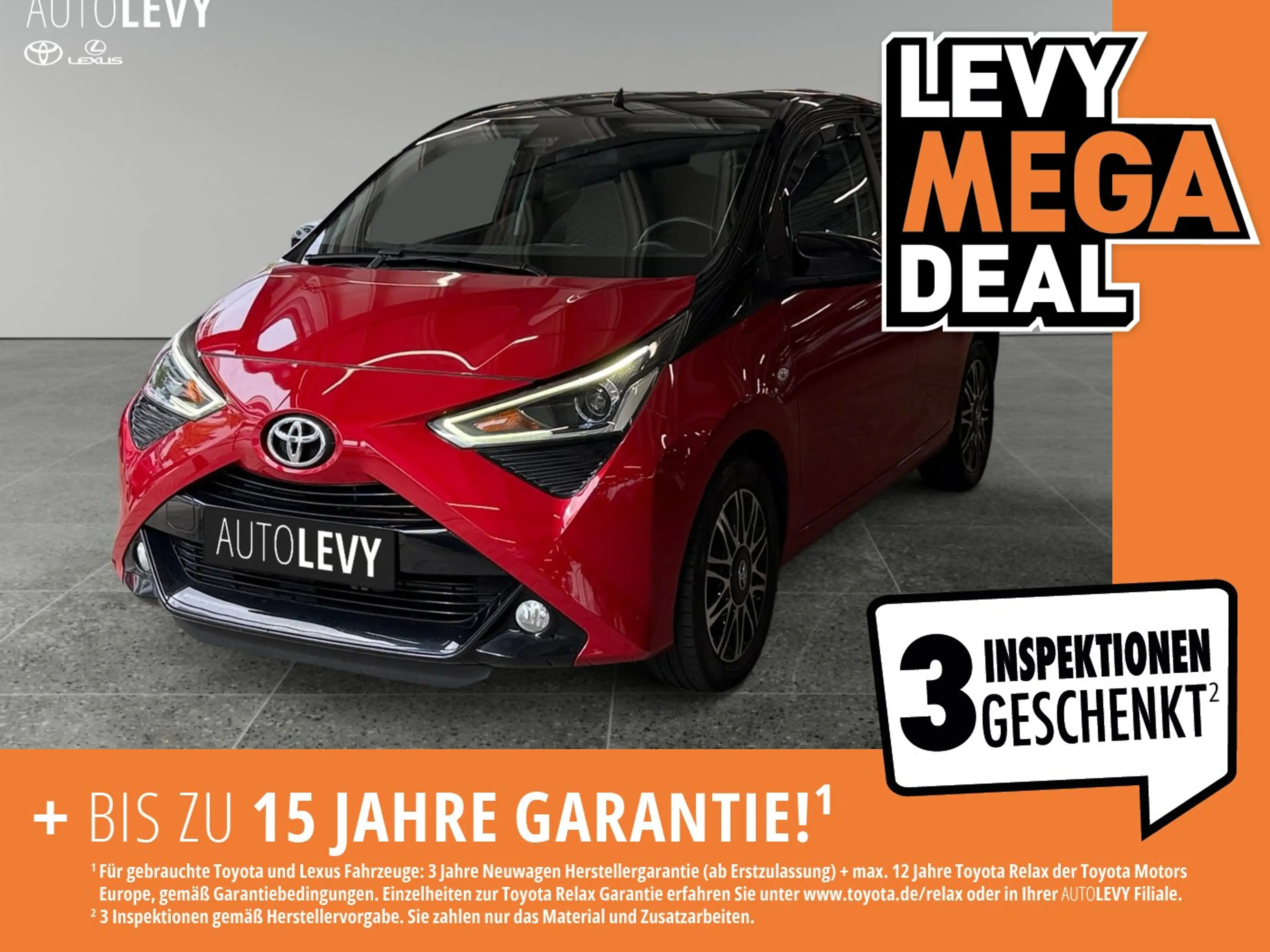 Toyota Aygo 1.0 Selection +Teilleder+Kamera+Alufelgen+