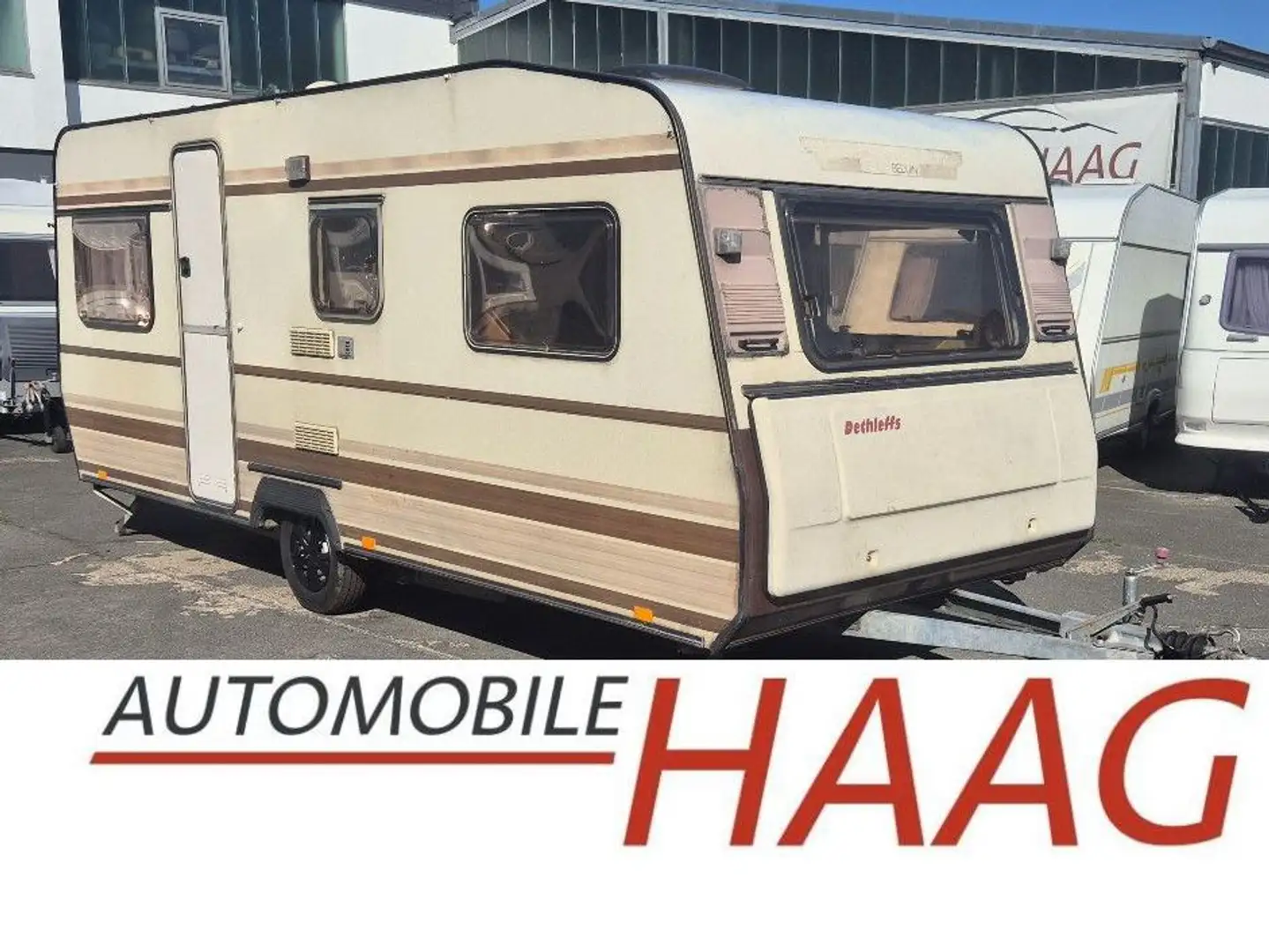 Dethleffs Beduin 520*Handwerker*Tüv/Gas neu*Festbett*Zelt* Blanc - 1