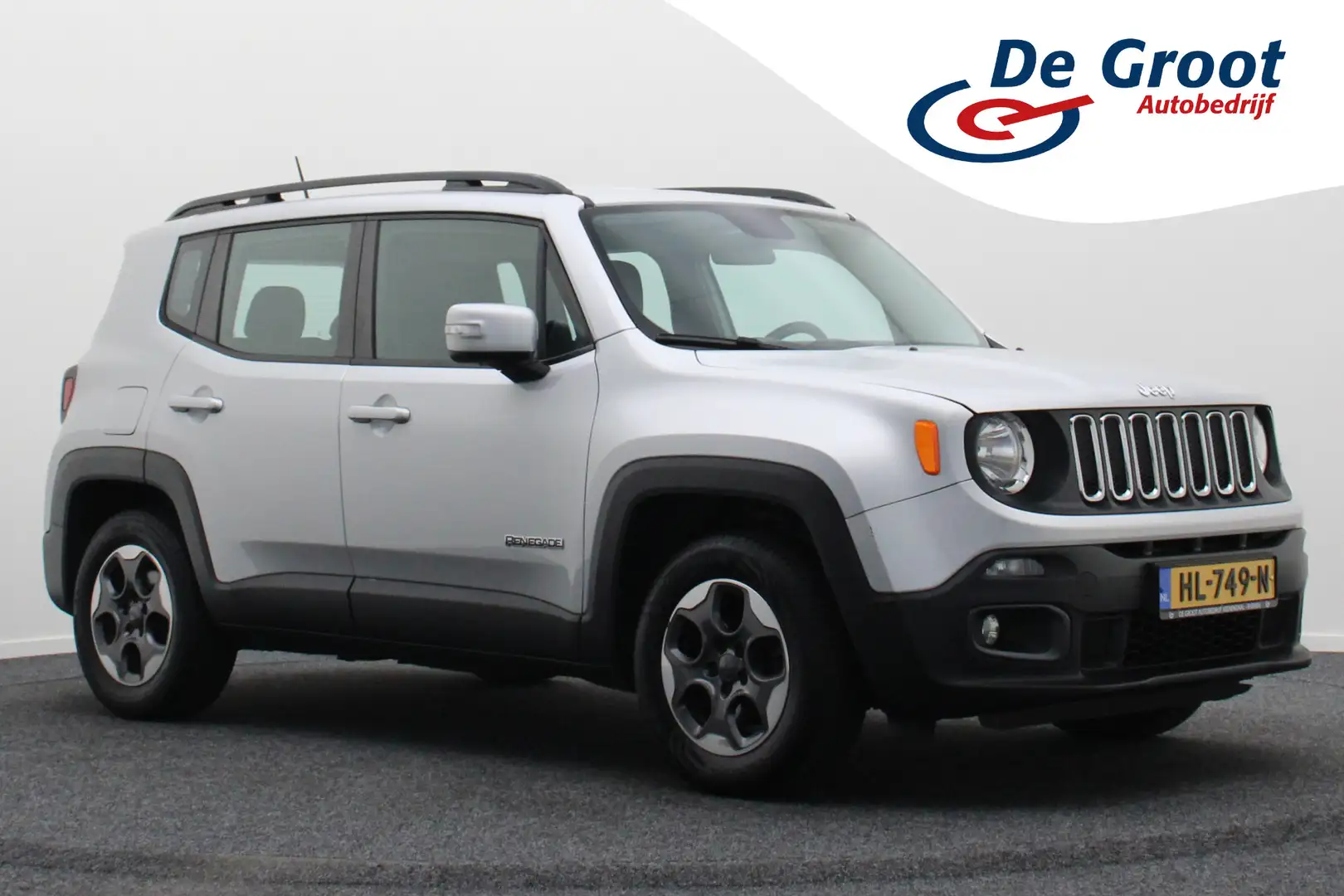 Jeep Renegade 1.6 E-Torq Longitude Navigatie, Cruise, Bluetooth, Grijs - 1