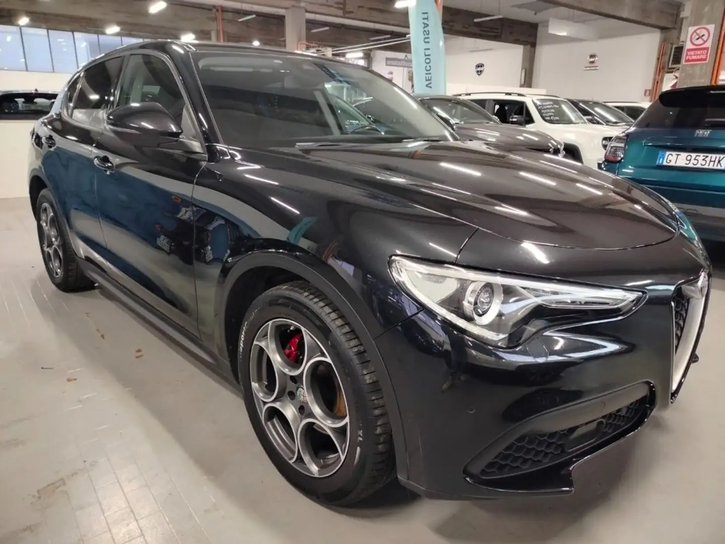 Alfa Romeo Stelvio 2.2 Turbodiesel 160 CV AT8 RWD Rosso Edizione Nero - 1
